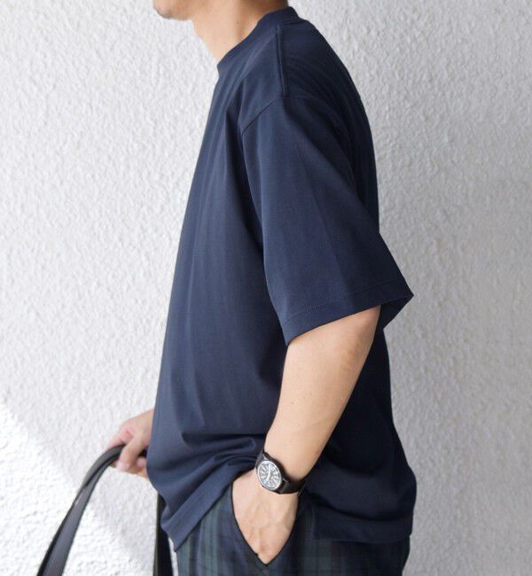 SHIPS any「SHIPS any: JAPAN MADE ハイゲージ コットン リラックス リブネック Tシャツ◇」|Tシャツ・カットソー|