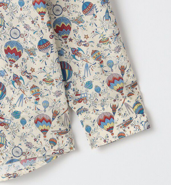 SHIPS KIDS「SHIPS KIDS:100～130cm / リバティ プリント 長袖 シャツ」|シャツ・ブラウス|