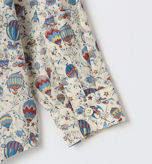 SHIPS KIDS「SHIPS KIDS:100～130cm / リバティ プリント 長袖 シャツ」|シャツ・ブラウス|