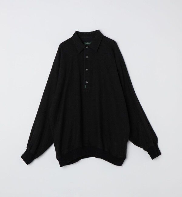 SHIPS「TAKE&SONS: 180 RIB PULLOVER SHIRT」|シャツ・ブラウス|ブラック