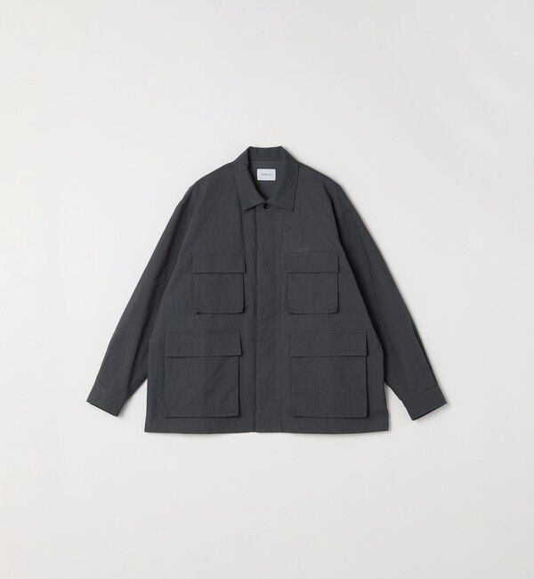 SHIPS any「SHIPS any: コットン/ナイロン ワッシャー BDU シャツ ジャケット (セットアップ対応)◇」|シャツ・ブラウス|