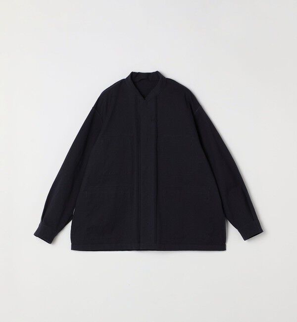 SHIPS any「SHIPS any: コットン/ナイロン ワッシャー BDU シャツ ジャケット (セットアップ対応)◇」|シャツ・ブラウス|