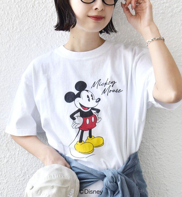 SHIPS for women「【SHIPS別注】GOOD ROCK SPEED:MICKEY / TEE」|Tシャツ・カットソー|