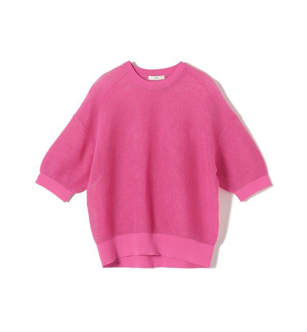 SHIPS for women「〈手洗い可能〉16G 半袖 プルオーバー」|ニット・セーター|