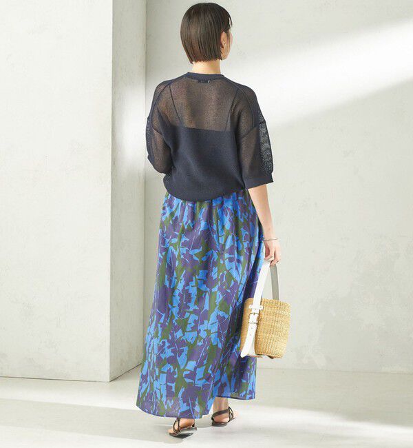 SHIPS for women「〈手洗い可能〉16G 半袖 プルオーバー」|ニット・セーター|