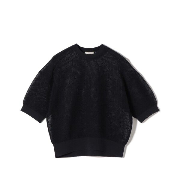 SHIPS for women「〈手洗い可能〉16G 半袖 プルオーバー」|ニット・セーター|