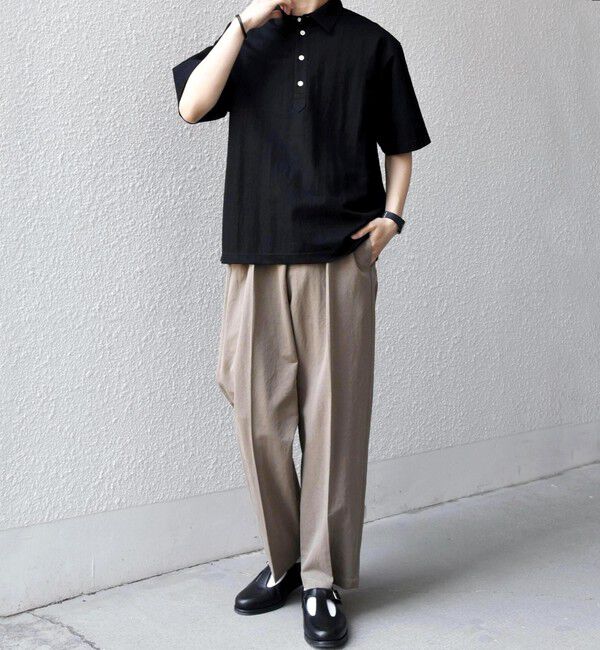 SHIPS any「SHIPS any: 360&deg; THE CIRCLE STRETCH リネン ミックス ポロシャツ◆」|ポロシャツ|