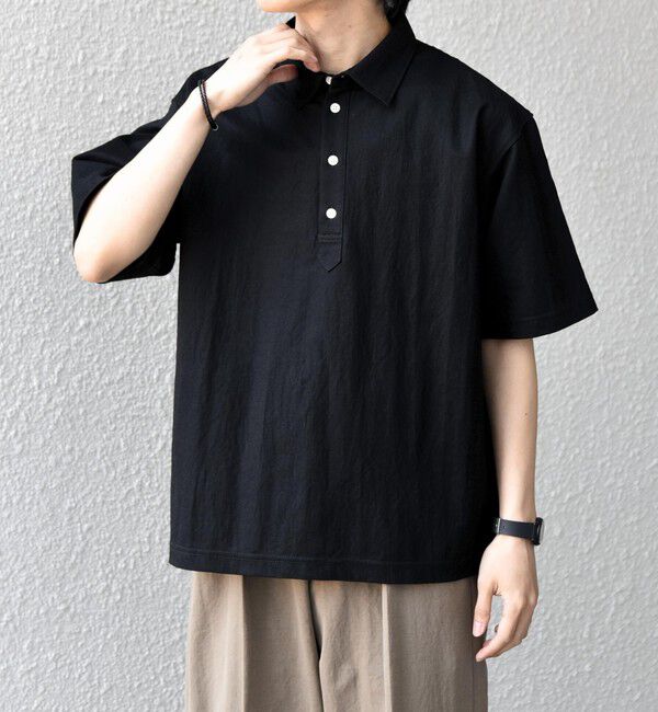 SHIPS any「SHIPS any: 360&deg; THE CIRCLE STRETCH リネン ミックス ポロシャツ◆」|ポロシャツ|
