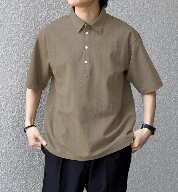 SHIPS any「SHIPS any: 360&deg; THE CIRCLE STRETCH リネン ミックス ポロシャツ◆」|ポロシャツ|