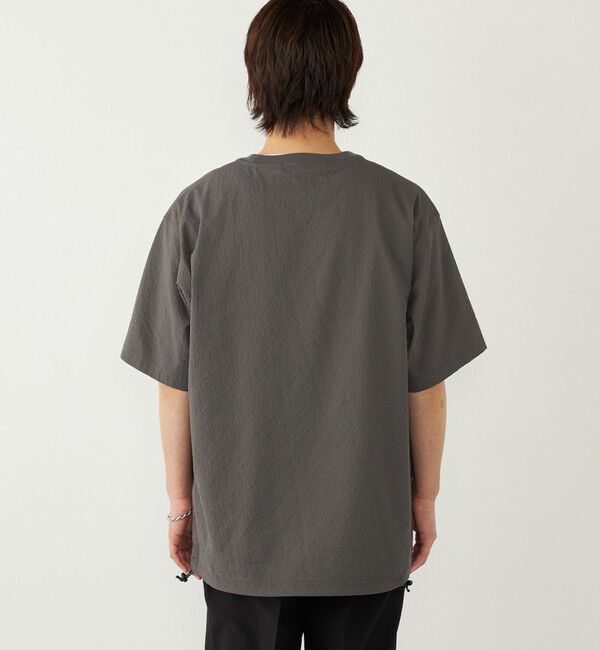 SHIPS Colors 「SHIPS Colors:〈接触冷感・吸水速乾・洗濯機可能〉ライト シアサッカー Tシャツ」|Tシャツ・カットソー|
