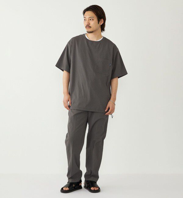SHIPS Colors 「SHIPS Colors:〈接触冷感・吸水速乾・洗濯機可能〉ライト シアサッカー Tシャツ」|Tシャツ・カットソー|