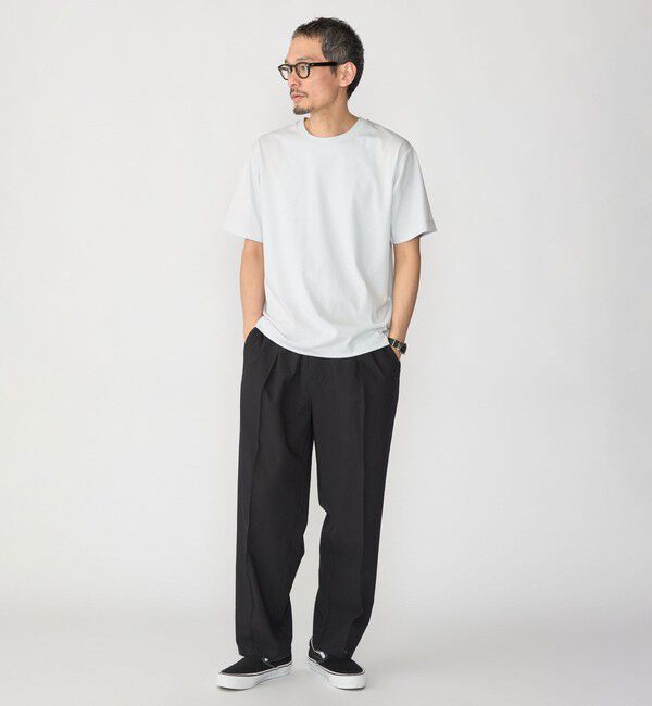 SHIPS「SHIPS:〈汗染軽減 / 吸水速乾/ 接触冷感/ UVカット〉ステイン コントロール ファンクション Tシャツ」|Tシャツ・カットソー|