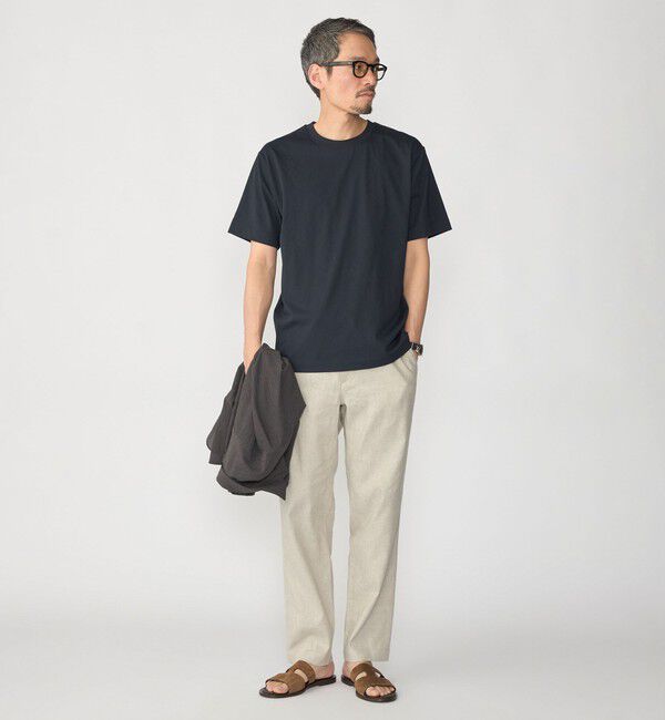 SHIPS「SHIPS:〈汗染軽減 / 吸水速乾/ 接触冷感/ UVカット〉ステイン コントロール ファンクション Tシャツ」|Tシャツ・カットソー|