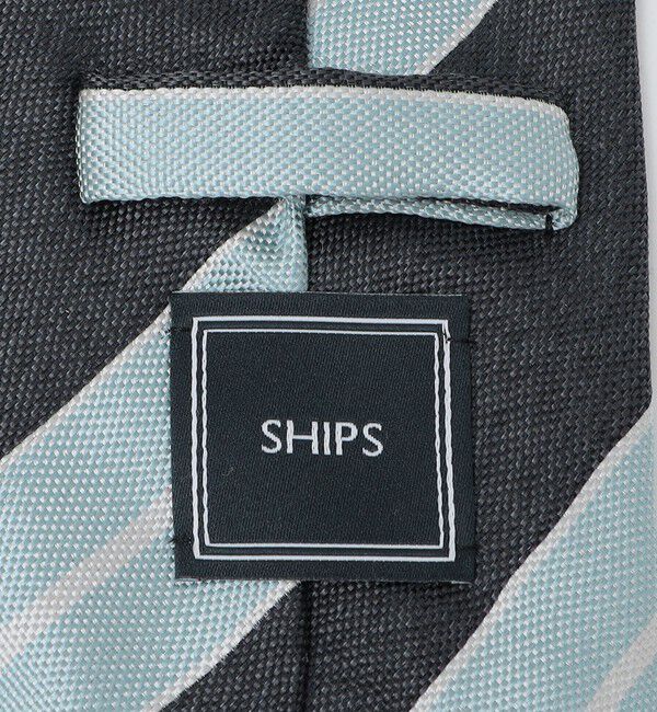SHIPS「SHIPS: シルク ライト バスケット レジメンタル ネクタイ」|ネクタイ・蝶ネクタイ|