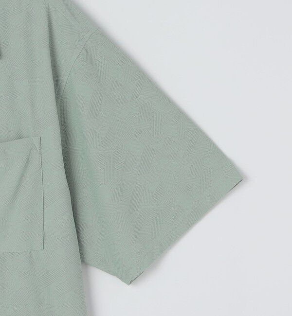 SHIPS Colors 「SHIPS Colors:〈接触冷感〉カット ジャカード オープンカラー シャツ」|シャツ・ブラウス|