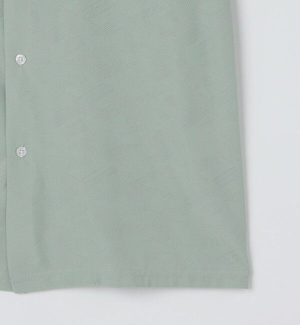 SHIPS Colors 「SHIPS Colors:〈接触冷感〉カット ジャカード オープンカラー シャツ」|シャツ・ブラウス|