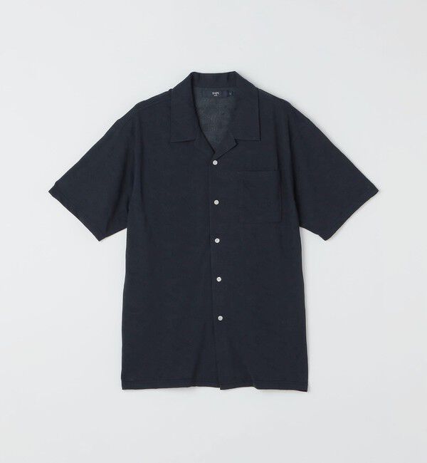 SHIPS Colors 「SHIPS Colors:〈接触冷感〉カット ジャカード オープンカラー シャツ」|シャツ・ブラウス|