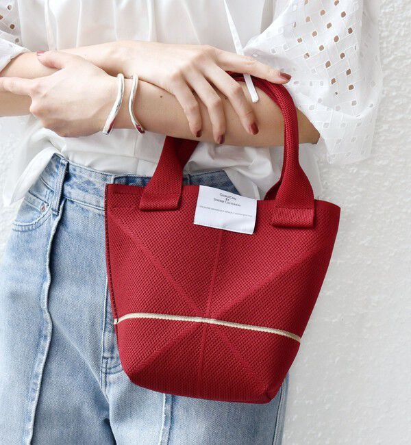 SHIPS for women「《一部追加予約》【WEB限定】George Cinq: ORIGAMI BAG（S）」|ショルダー・メッセンジャー|レッド