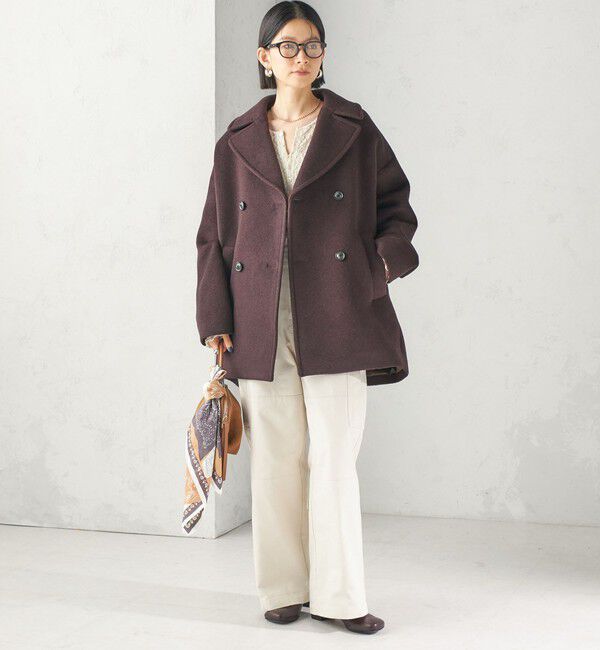 SHIPS for women「《予約》【一部SHIPS別注】TICCA: Pコート 26AW」|ピーコート|