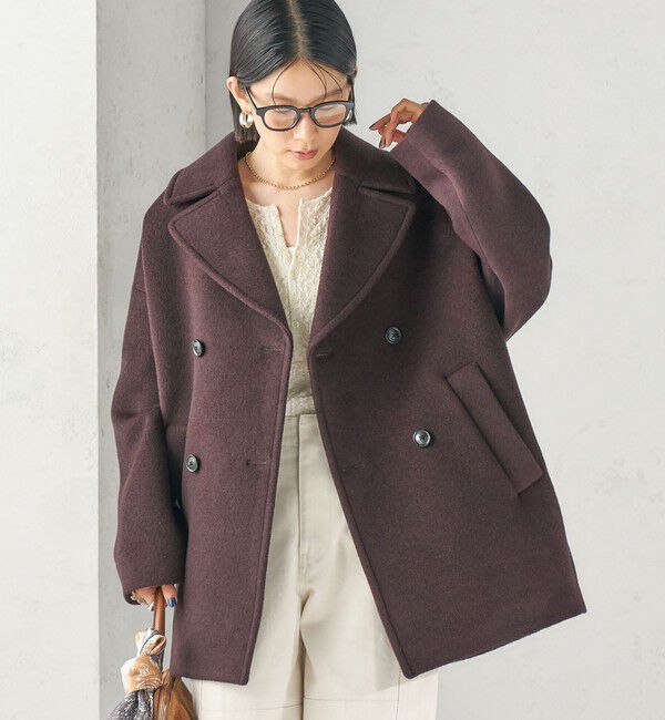 SHIPS for women「《予約》【一部SHIPS別注】TICCA: Pコート 26AW」|ピーコート|
