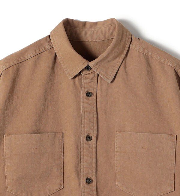 SHIPS for women「〈洗濯機可能〉ガーメントダイ オーバー シャツ」|シャツ・ブラウス|