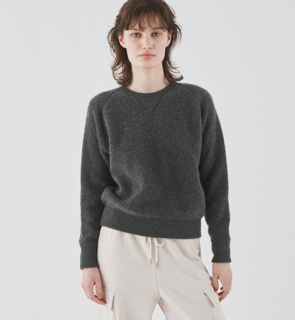 GALERIE VIE「ベビーカシミヤパイル クルーネックプルオーバー」|ニット・セーター|