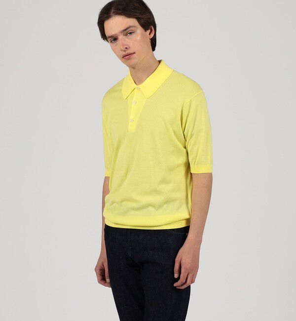 TOMORROWLAND BUYING WEAR「JOHN SMEDLEY  ISIS コットン ポロカラーニット」|ニット・セーター|