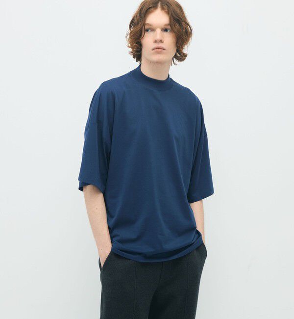 CABaN「CABaN コットン ビルドネックTシャツ」|Tシャツ・カットソー|