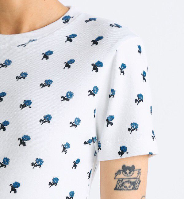 Edition「コットンモダールフライス フラワープリント Tシャツ」|Tシャツ・カットソー|