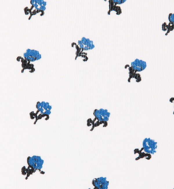 Edition「コットンモダールフライス フラワープリント Tシャツ」|Tシャツ・カットソー|
