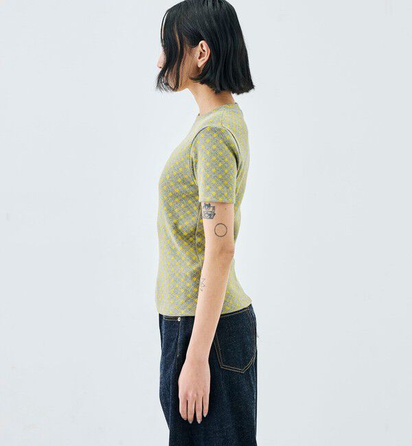 Edition「コットンモダールフライス フラワープリント Tシャツ」|Tシャツ・カットソー|