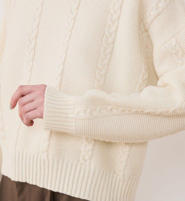 GALERIE VIE「ウールヘンプ クルーネックプルオーバー」|ニット・セーター|