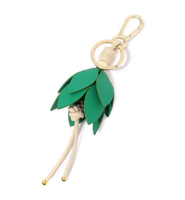 TOMORROWLAND GOODS「ATELIER TOMORROW フラワー チャーム」|キーケース|55 グリーン