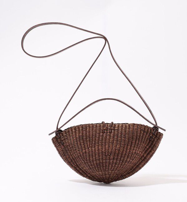 TOMORROWLAND GOODS「INES BRESSAND SMALL WALNUT ショルダーバッグ」|かごバッグ|