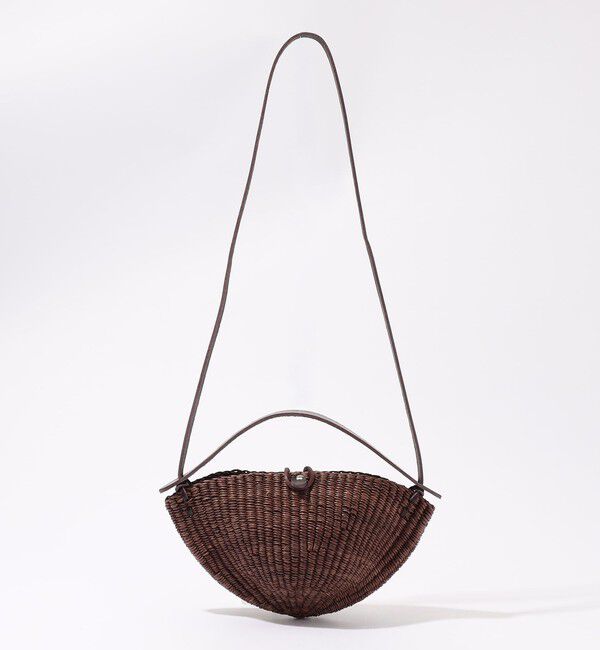 TOMORROWLAND GOODS「INES BRESSAND SMALL WALNUT ショルダーバッグ」|かごバッグ|