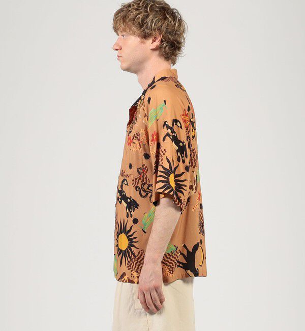 TOMORROWLAND BUYING WEAR「【別注】m's braque レーヨンオープンカラー ハーフスリーブシャツ」|シャツ・ブラウス|