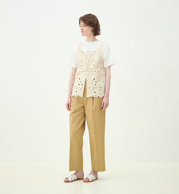 MACPHEE「コットンロゴプリント Tシャツ」|Tシャツ・カットソー|