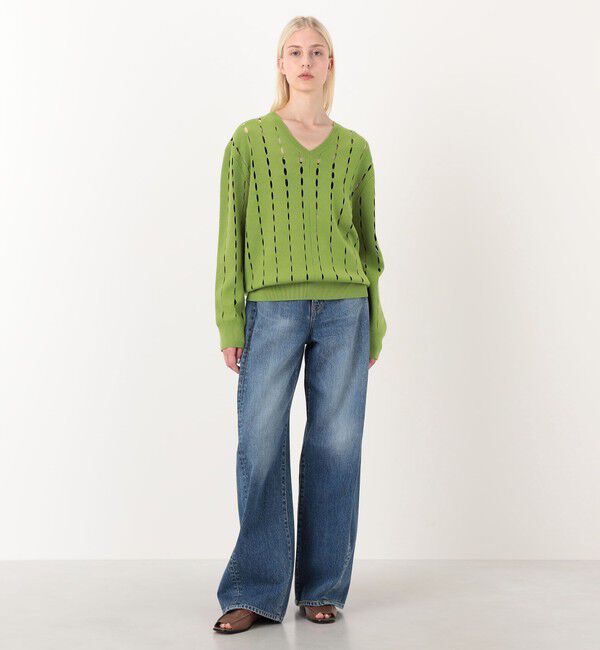 TOMORROWLAND BUYING WEAR「ZANKOV ADRIEN ウール オープンワークニット」|ニット・セーター|