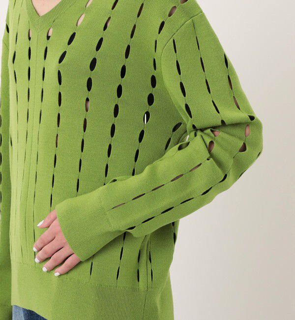 TOMORROWLAND BUYING WEAR「ZANKOV ADRIEN ウール オープンワークニット」|ニット・セーター|
