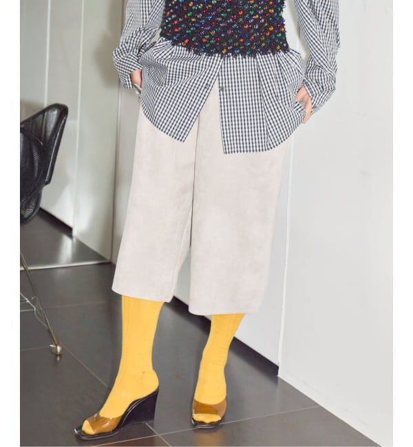  「FAUX SUEDE SHORTS：ハーフパンツ」|その他|