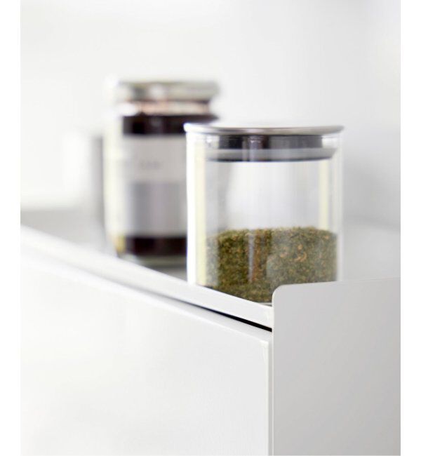 journal standard Furniture「《WEB限定》【tower/タワー】前が開く 隠せる調味料ラック」|食器・キッチングッズ|