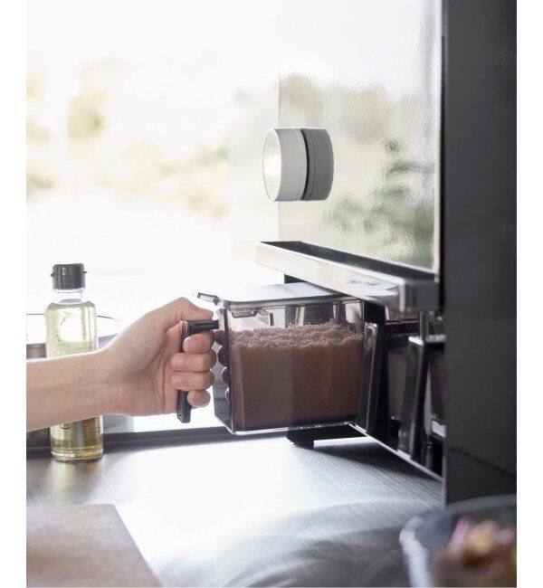 journal standard Furniture「《WEB限定》【tower/タワー】前が開く 隠せる調味料ラック」|食器・キッチングッズ|