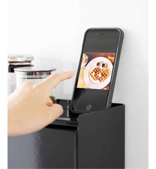 journal standard Furniture「《WEB限定》【tower/タワー】前が開く 隠せる調味料ラック」|食器・キッチングッズ|