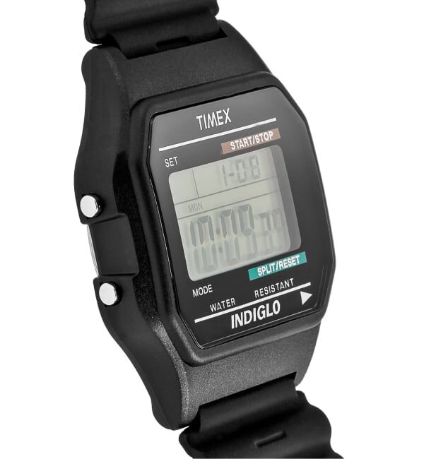 HIROB「TIMEX CLASSIC DIGITAL tx-tw2u84000 Black」|腕時計|