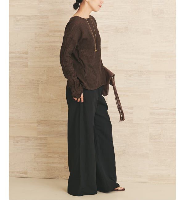 Plage「《追加》LES ATELIERS FRANCAIS DE CONFECTION 別注 OPEN BTN 2WAY ブラウス 3」|シャツ・ブラウス|