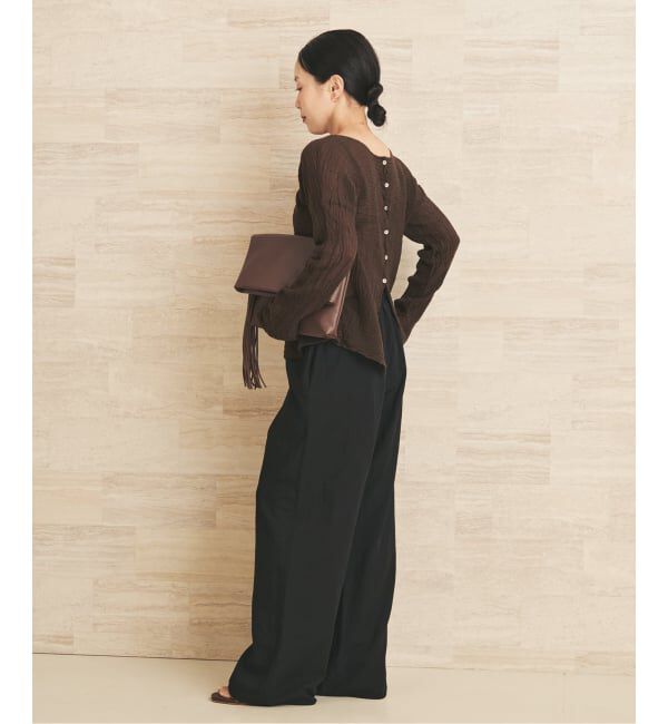 Plage「《追加》LES ATELIERS FRANCAIS DE CONFECTION 別注 OPEN BTN 2WAY ブラウス 3」|シャツ・ブラウス|