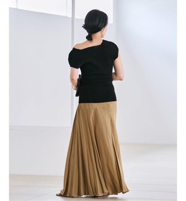 Plage「《追加》Washable Fibril ロングスカート 3」|スカート|