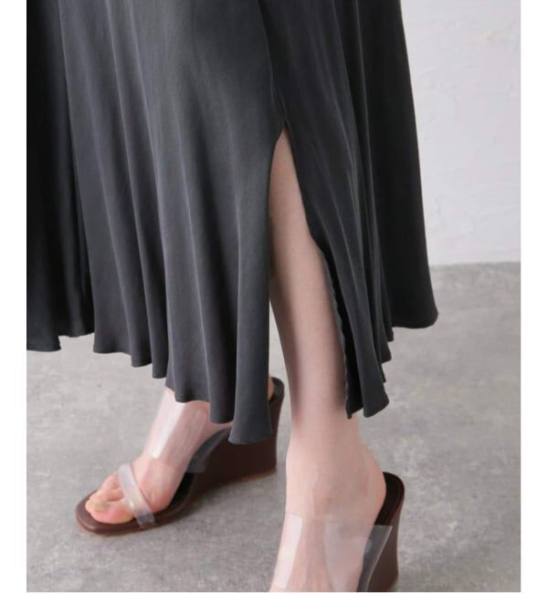 Plage「《追加》Washable Fibril ロングスカート 3」|スカート|