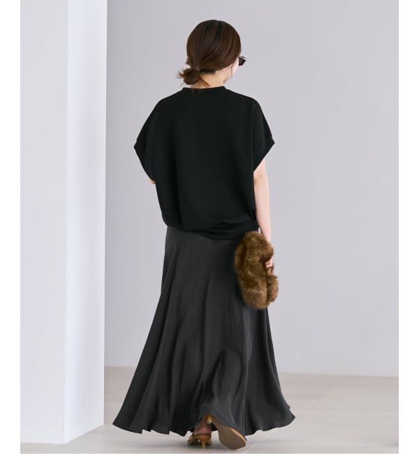 Plage「《追加》Washable Fibril ロングスカート 3」|スカート|
