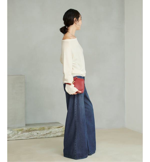 Plage「《追加予約》Off shoulder slit ニット 4」|ニット・セーター|